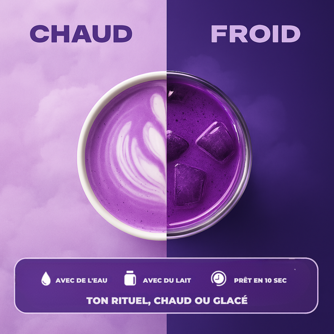 Poudre d’ube Premium — L’alternative douce & violette au café