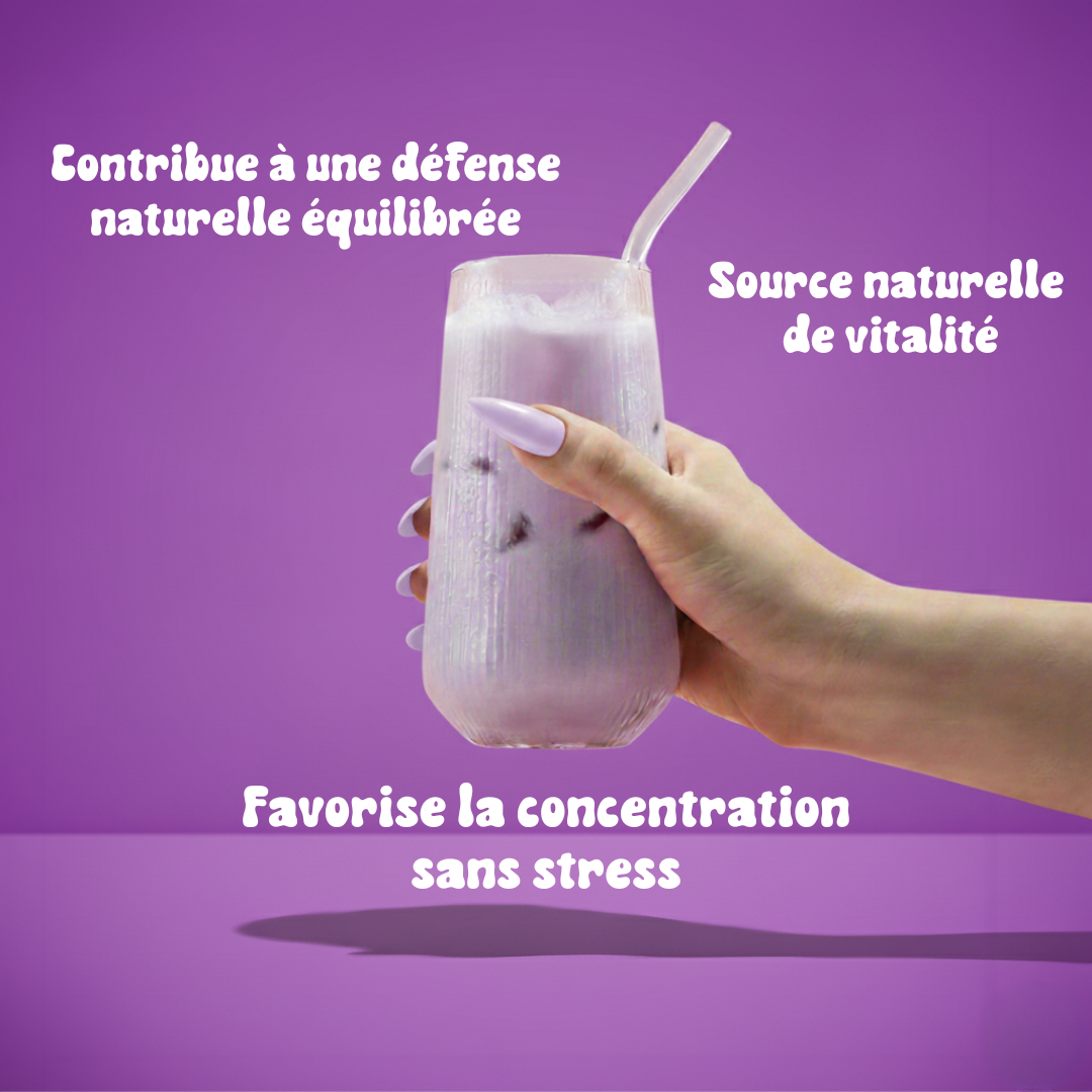 Poudre d’ube Premium — L’alternative douce & violette au café